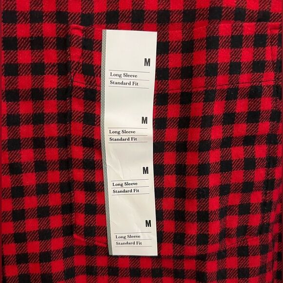 😊 3/$30 Lightweight Flannel Button-Down Shirt - Men’s Goodfellow & Co™ Sz M NWT - Picture 4 of 14